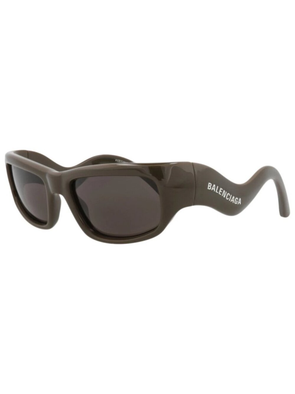 New Balenciaga Women's Sunglasses Square Rectangle Bio Injection Frame Unisex